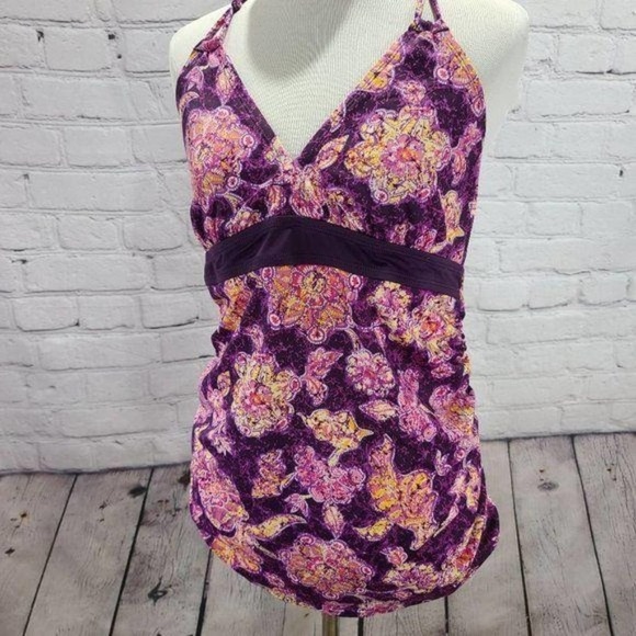 Motherhood Maternity Bathing Suit halter top - Picture 3 of 16